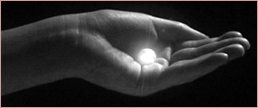 hand with pearl